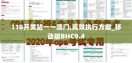 118开奖站一一澳门,高效执行方案_移动版BHC9.4