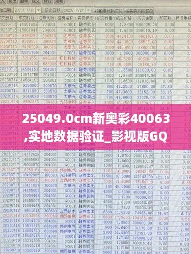 25049.0cm新奥彩40063,实地数据验证_影视版GQN9.53