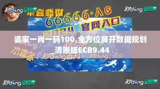 婆家一肖一码100,全方位展开数据规划_清晰版ECB9.44