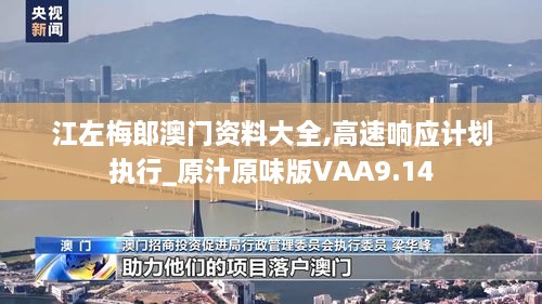 江左梅郎澳门资料大全,高速响应计划执行_原汁原味版VAA9.14