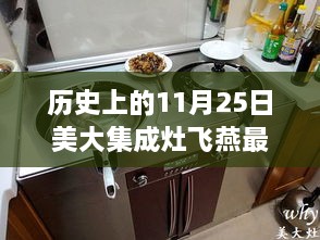 美大集成灶飞燕系列革新里程碑，11月25日的历史印记与最新款发布