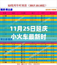 11月25日延庆小火车最新时刻表，解析延庆小火车最新时刻表，影响、观点与个人立场