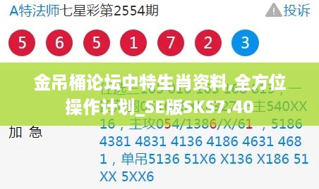 金吊桶论坛中特生肖资料,全方位操作计划_SE版SKS7.40