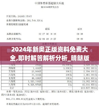 2024年新奥正版资料免费大全,即时解答解析分析_晴朗版AMA7.24