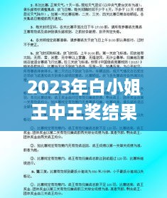 2023年白小姐王中王奖结果,专家意见法案_文化版OKW7.20