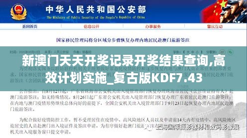 新澳门天天开奖记录开奖结果查询,高效计划实施_复古版KDF7.43