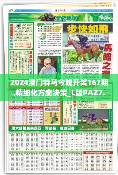 2024澳门特马今晚开奖167期,精细化方案决策_L版PAZ7.96