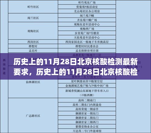 历史上的11月28日北京核酸检测最新要求，深度解读与细节洞察揭秘当日政策细节