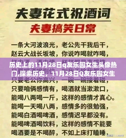 解密历史，11月28日Q友乐园女生头像流行趋势揭秘与探索指南