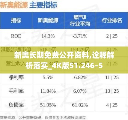 新奥长期免费公开资料,诠释解析落实_4K版51.246-5