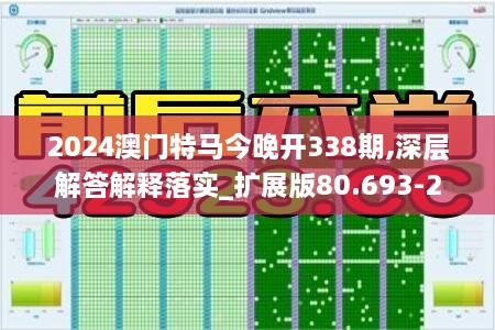 2024澳门特马今晚开338期,深层解答解释落实_扩展版80.693-2