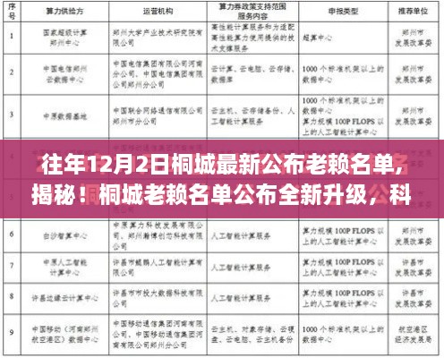 揭秘，桐城老赖名单公布升级，科技重塑信用时代！