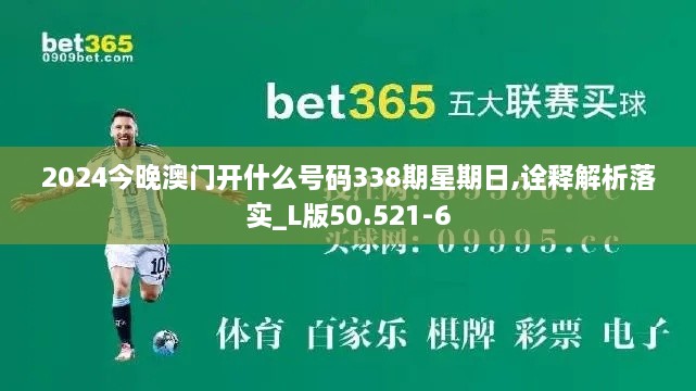 2024今晚澳门开什么号码338期星期日,诠释解析落实_L版50.521-6