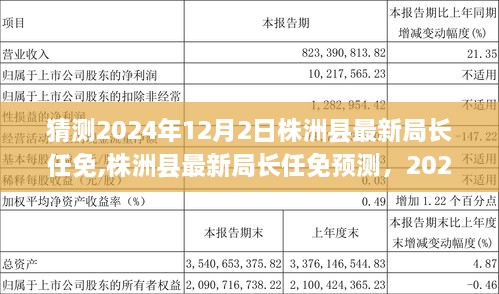 株洲县最新局长任免预测，展望与探讨（2024年12月2日）