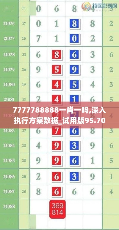 7777788888一肖一吗,深入执行方案数据_试用版95.704