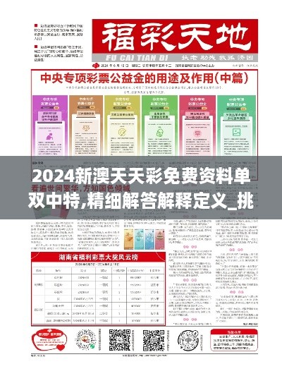 2024新澳天天彩免费资料单双中特,精细解答解释定义_挑战款123.623