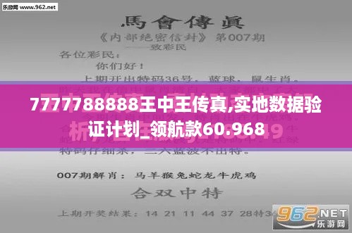 7777788888王中王传真,实地数据验证计划_领航款60.968