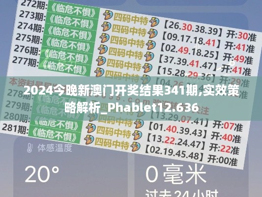 2024今晚新澳门开奖结果341期,实效策略解析_Phablet12.636