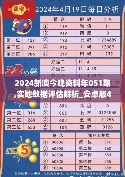 2024新澳今晚资料年051期,实地数据评估解析_安卓版4.893