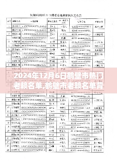 鹤壁市热门老赖名单背后的温暖故事，2024年12月6日