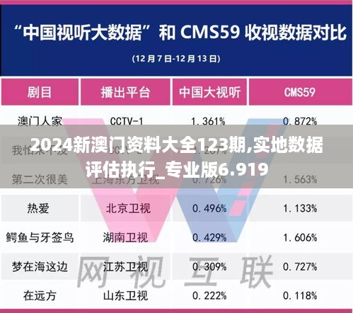 2024新澳门资料大全123期,实地数据评估执行_专业版6.919