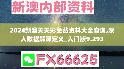 2024新澳天天彩免费资料大全查询,深入数据解释定义_入门版9.293