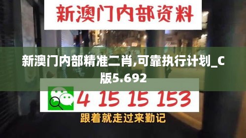 新澳门内部精准二肖,可靠执行计划_C版5.692