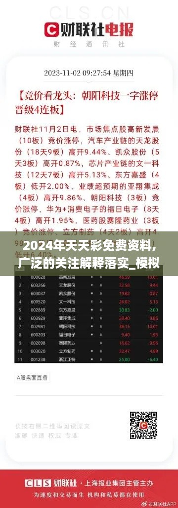 2024年天天彩免费资料,广泛的关注解释落实_模拟版2.922