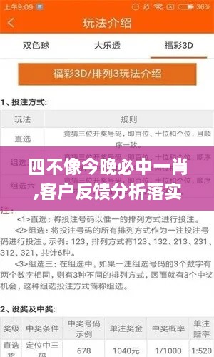 四不像今晚必中一肖,客户反馈分析落实_特别版2.784