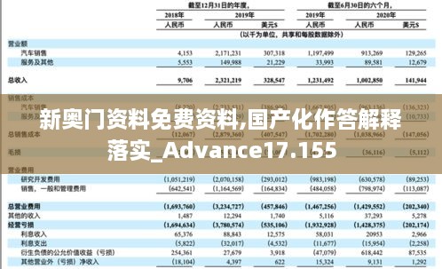 新奥门资料免费资料,国产化作答解释落实_Advance17.155