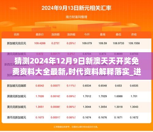 猜测2024年12月9日新澳天天开奖免费资料大全最新,时代资料解释落实_进阶版14.526