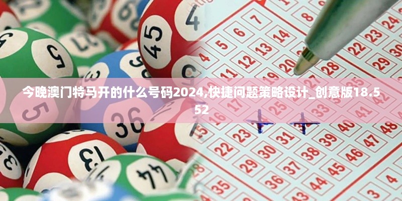 今晚澳门特马开的什么号码2024,快捷问题策略设计_创意版18.552