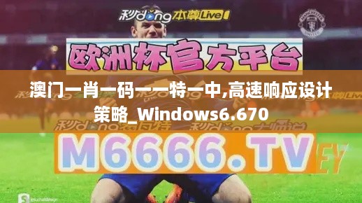 澳门一肖一码一一特一中,高速响应设计策略_Windows6.670