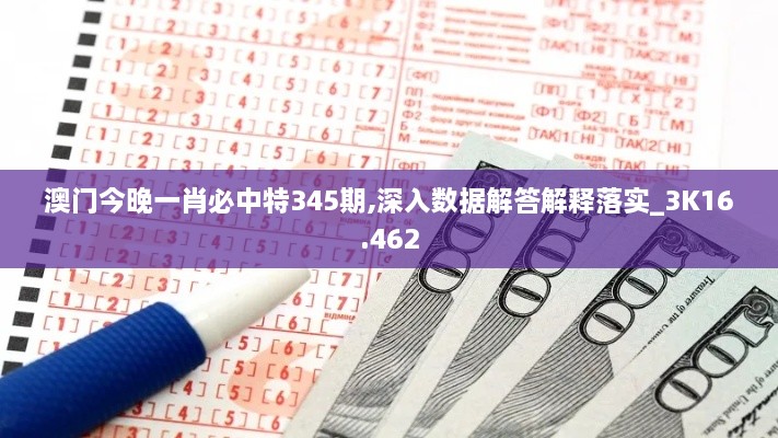 澳门今晚一肖必中特345期,深入数据解答解释落实_3K16.462