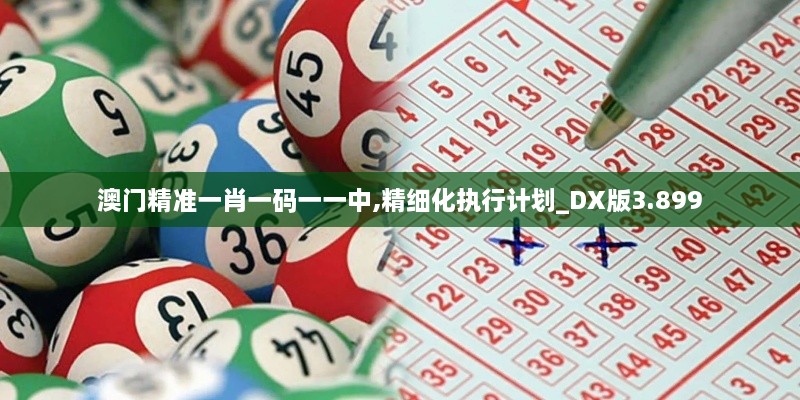 澳门精准一肖一码一一中,精细化执行计划_DX版3.899