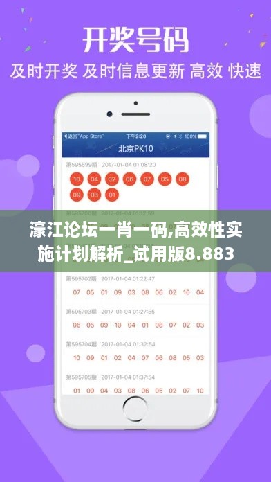 濠江论坛一肖一码,高效性实施计划解析_试用版8.883