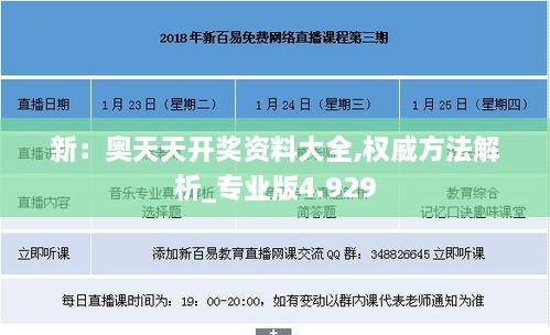 新：奥天天开奖资料大全,权威方法解析_专业版4.929