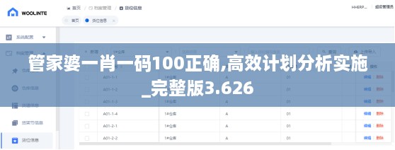 管家婆一肖一码100正确,高效计划分析实施_完整版3.626