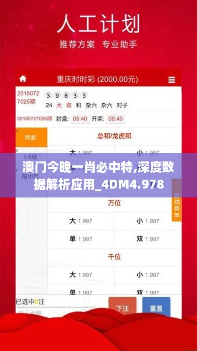 澳门今晚一肖必中特,深度数据解析应用_4DM4.978