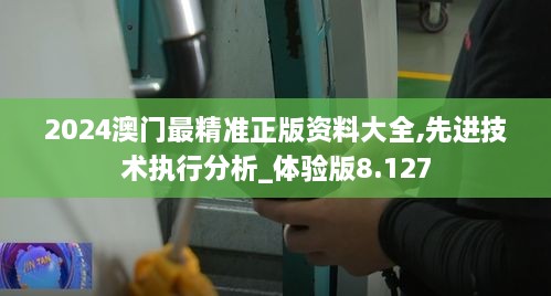 2024澳门最精准正版资料大全,先进技术执行分析_体验版8.127