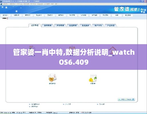 管家婆一肖中特,数据分析说明_watchOS6.409