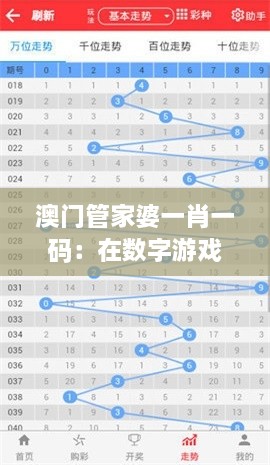 澳门管家婆一肖一码：在数字游戏中寻找生肖的轨迹