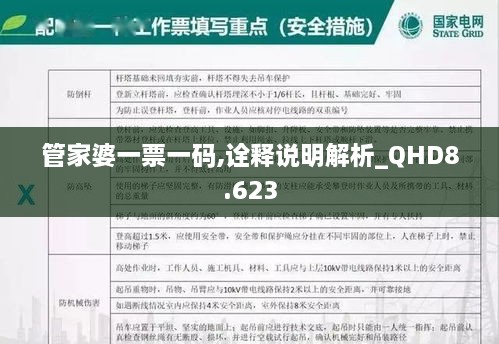 管家婆一票一码,诠释说明解析_QHD8.623