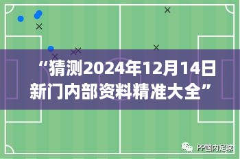 “猜测2024年12月14日新门内部资料精准大全”： 预测未来的趋势总是令人兴奋