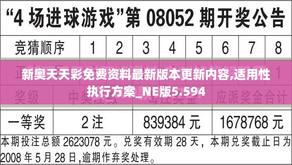 新奥天天彩免费资料最新版本更新内容,适用性执行方案_NE版5.594