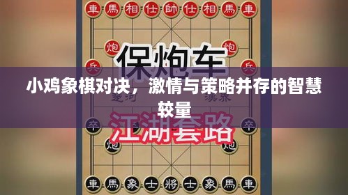 小鸡象棋对决，激情与策略并存的智慧较量