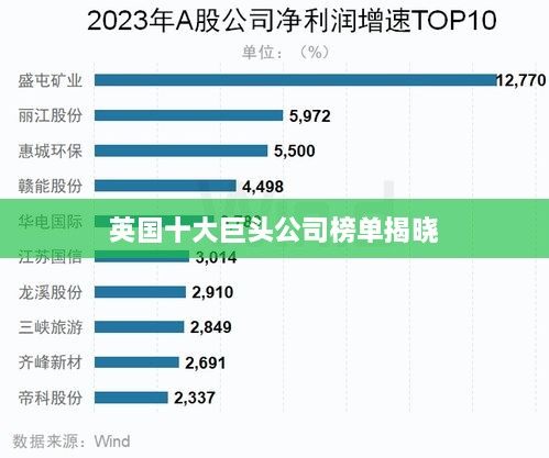 英国十大巨头公司榜单揭晓